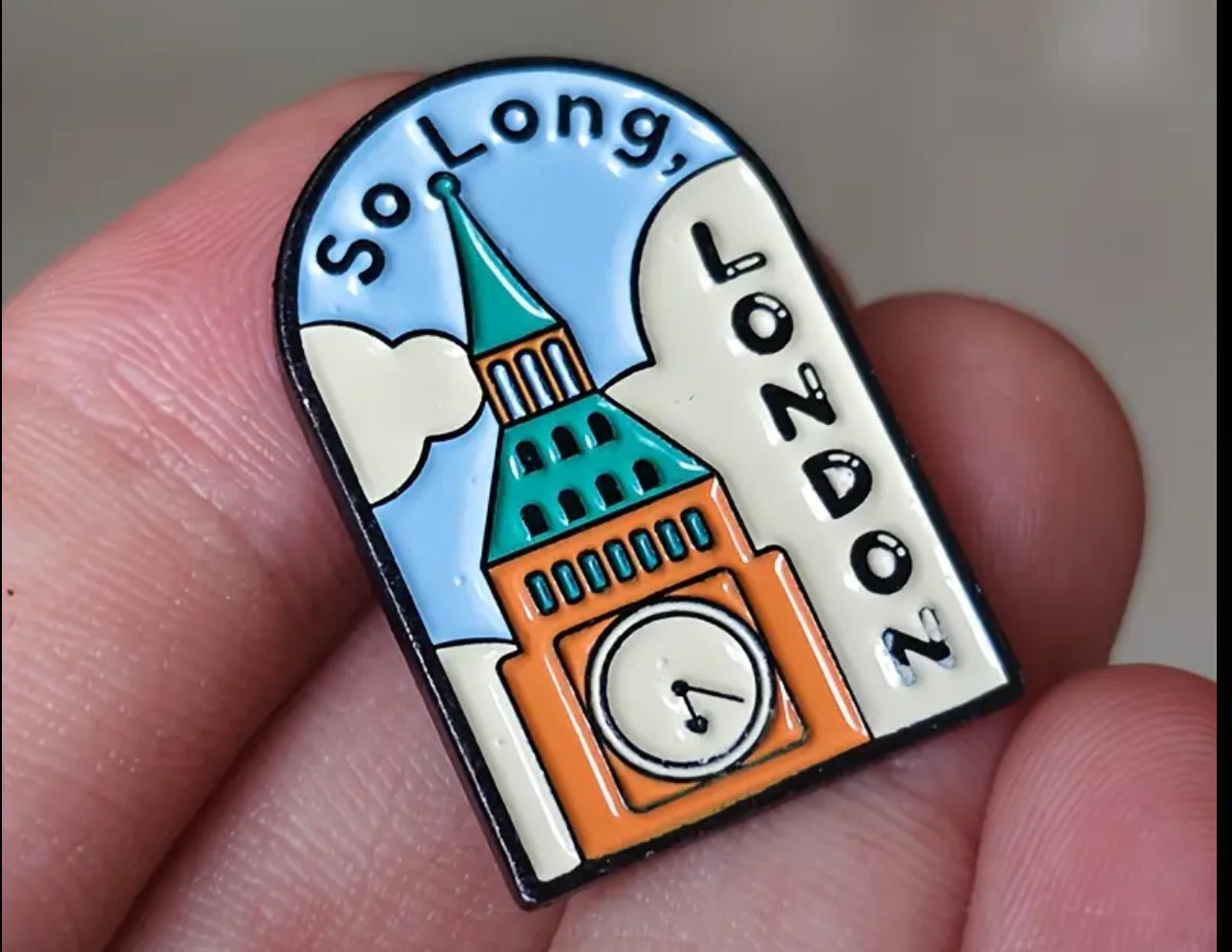 So Long London Pin