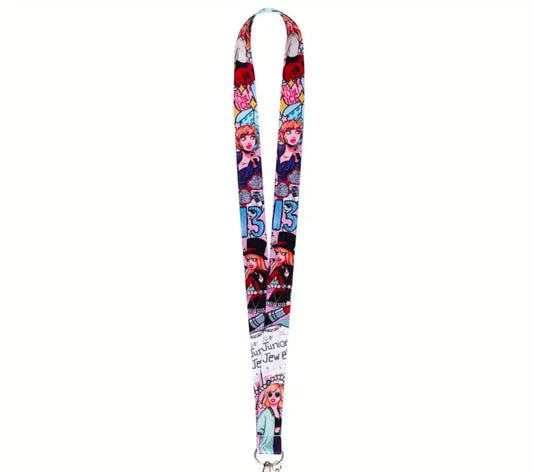 Taylor Swift Anime Style Lanyard