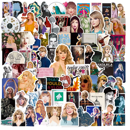 Pack of 50 Random Mixed Taylor Swift inspired Stickers